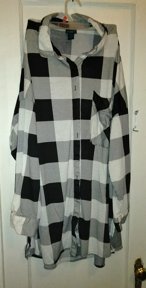 Plaid button down